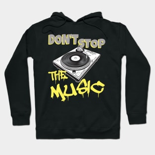 DJ Turntable Vinyl Music Hoodie